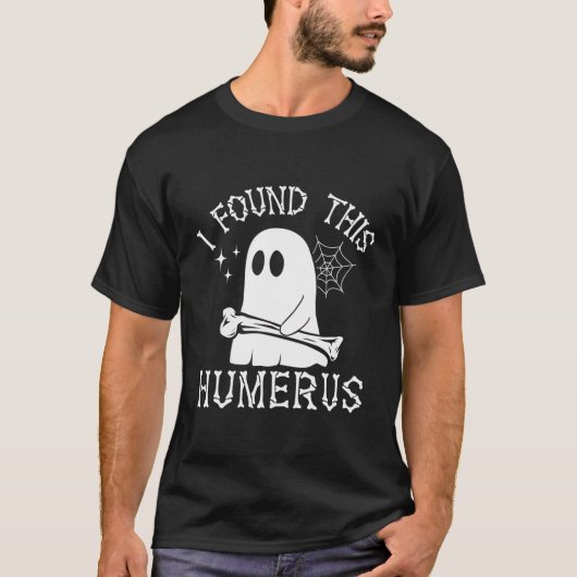 Ik vond deze humerus grappige geest Halloween T-shirt (Voorkant)