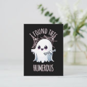 Ik vond deze humerus grappige Halloween-geest Briefkaart (Staand voorkant)