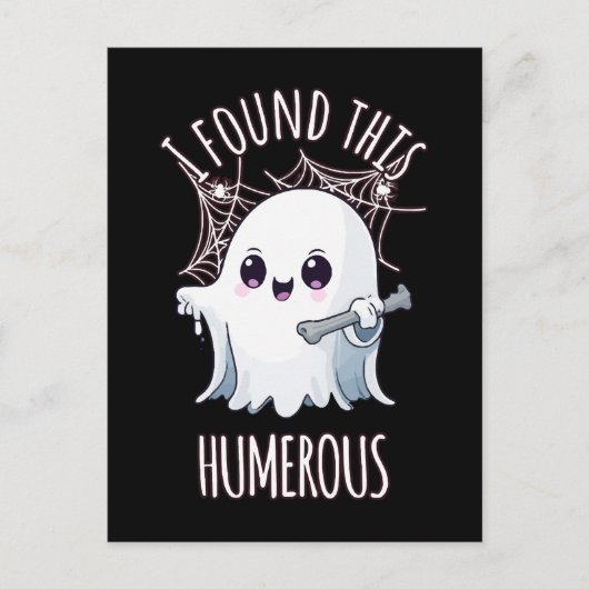 Ik vond deze humerus grappige Halloween-geest Briefkaart (Voorkant)