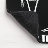 Ik vond deze humerus - grappige skeletons mousepad muismat (Hoek)