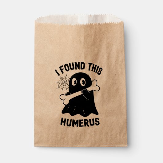 Ik vond deze Humerus Halloween Ghost Bedankzakje (Voorkant)