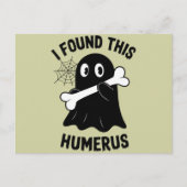 Ik vond deze Humerus Halloween Ghost Briefkaart (Voorkant)