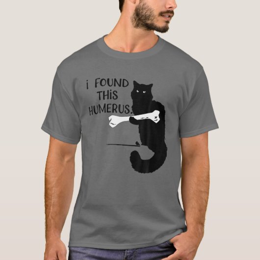 Ik vond deze Humerus katten grappig, grappig woord T-shirt (Voorkant)