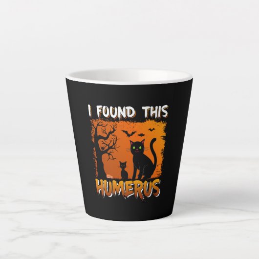 Ik vond deze Humerus Latte Mok (Voorkant)