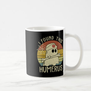 Ik vond deze humerus leuk Halloween verpleegster H Koffiemok