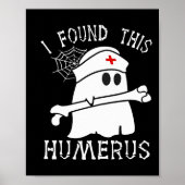 Ik vond deze humerus leuk spook verpleegster Hallo Poster (Voorkant)