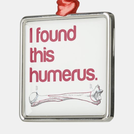 Ik vond deze humerus metalen ornament (Links)