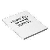 Ik vond deze Humerus Notitieblok (Schuin)