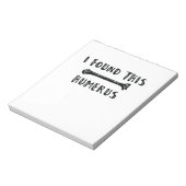 Ik vond deze Humerus Notitieblok (Linkerzijde)