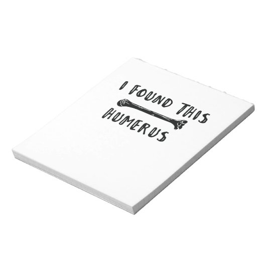Ik vond deze Humerus Notitieblok (Linkerzijde)