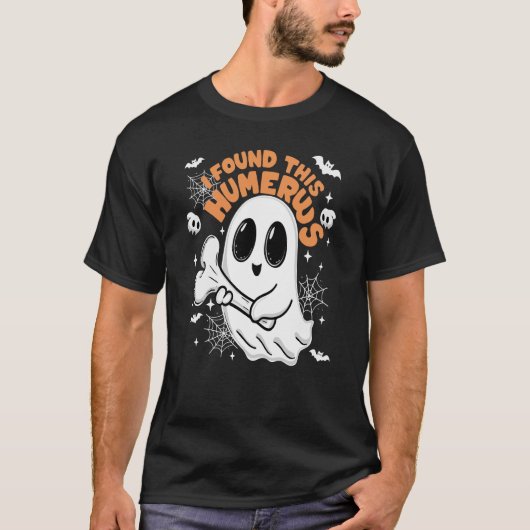 Ik vond deze humerus Schattige Funny Ghost Hallowe T-shirt (Voorkant)