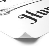 Ik vond deze Humerus Science Joke Poster (Hoek)