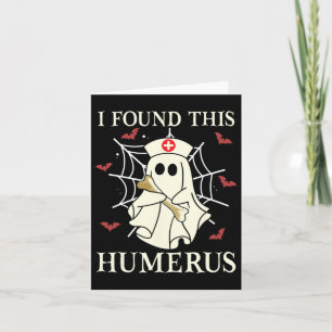 Ik vond deze humerus spook verpleegster leuk Hallo Kaart