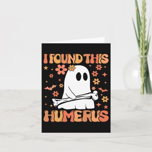 Ik vond dit grappig spookseizoen Hallo Kaart (Voorkant)