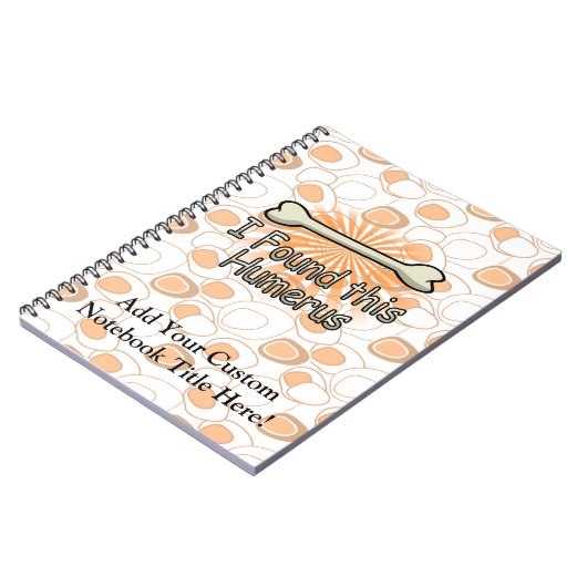 Ik vond dit Humerus Bone, grappig Notitieboek (Linkerzijde)