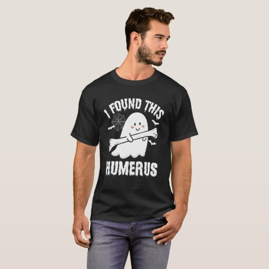Ik vond dit Humerus Boo Ghost Halloween Costuum 1 T-shirt (Voorkant volledig)