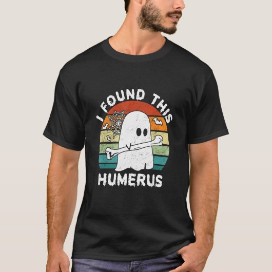 Ik vond dit Humerus Boo Ghost Halloween kostuum T-shirt (Voorkant)
