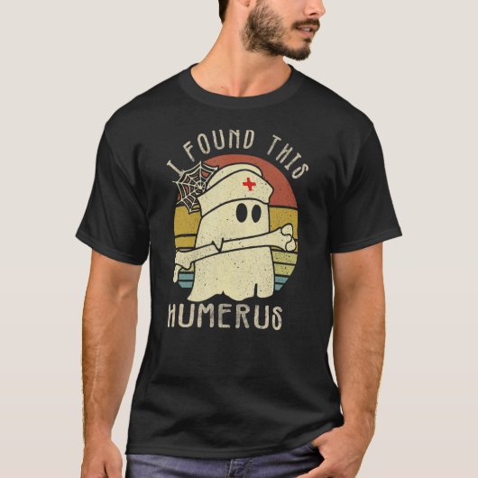Ik vond dit Humerus Boo Ghost Halloween kostuum T-shirt (Voorkant)