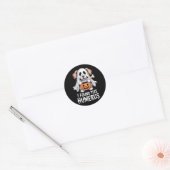 Ik vond dit humerus Halloween kostuum 1 Ronde Sticker (Envelop)