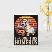 Ik vond dit humerus Halloween kostuum 2 Kaart (Gele Bloem)