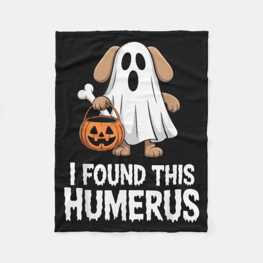 Ik vond dit humerus Halloween kostuum Fleece Deken (Voorkant)