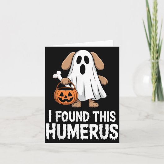 Ik vond dit humerus Halloween kostuum Kaart (Voorkant)