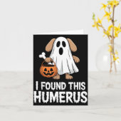 Ik vond dit humerus Halloween kostuum Kaart (Gele Bloem)