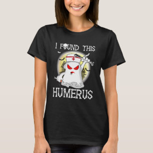 Ik vond dit Humerus Nurse Boo Halloween Meme RN T-shirt