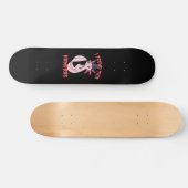 Ik vond dit Humerus Spooky Halloween Axolotl bot Persoonlijk Skateboard (Horizontaal)