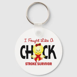 Ik vond een Chick Stroke Survivor Sleutelhanger