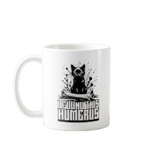 Ik vond een humerus zwarte kat met menselijk bot