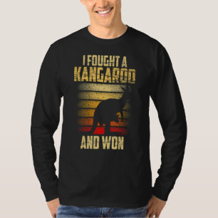 Ik vond een kangoeroe en een dierentuin t-shirt