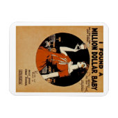 Ik vond een miljoen dollar Baby Magneet (Horizontaal)