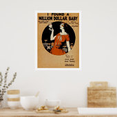 Ik vond een miljoen dollar Baby Poster (Keuken)