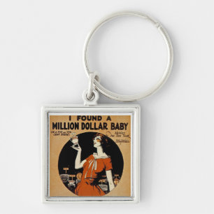 Ik vond een miljoen dollar Baby Sleutelhanger