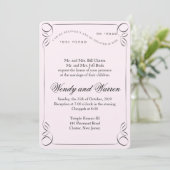 Ik vond - Hebreeuwse uitnodiging voor bruiloft (Staand voorkant)