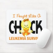 Ik vond het als een zieke leukemie Survivor Muismat (Met muis)