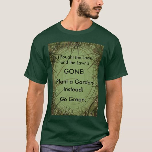 Ik vond het gras en het gras t-shirt (Voorkant)