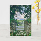 Ik vond je net uit de poort, ontstekende cilinders kaart (Gele Bloem)