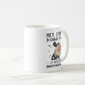 Ik vond je neus in mijn bedrijf. koffiemok (Voorkant rechts)