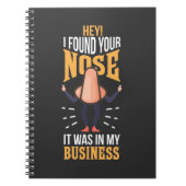 Ik vond je neus in mijn zakelijke medewerkers notitieboek (Voorkant)