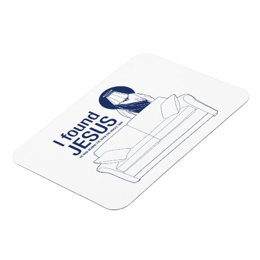 Ik vond jesus dat hij achter de bank zat. magneet (Linkerzijde)