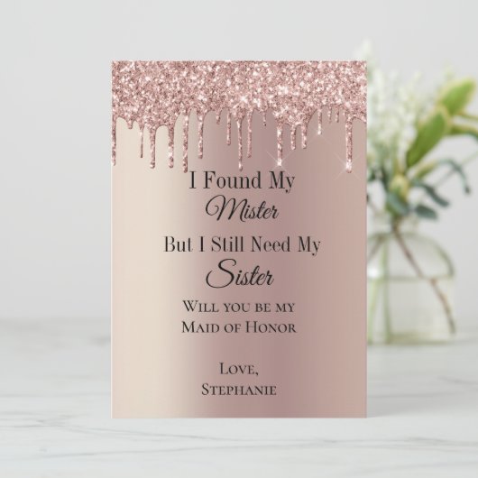 Ik vond Kaarten van mijn Bridal Party. (Staand voorkant)