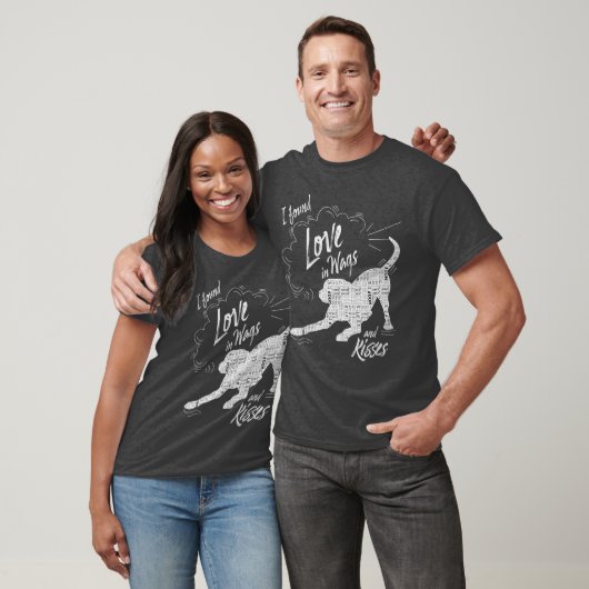 Ik vond Liefde in Hondenliefhebber van Labels en K T-shirt (Unisex)