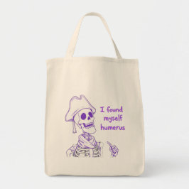 Ik vond mezelf humerus - grappig skelet woordspeli tote bag