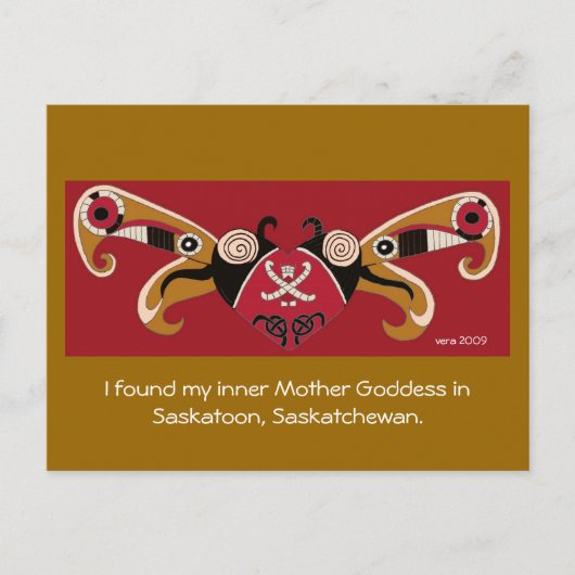 Ik vond mijn moeder godin / personaliseer briefkaart (Voorkant)