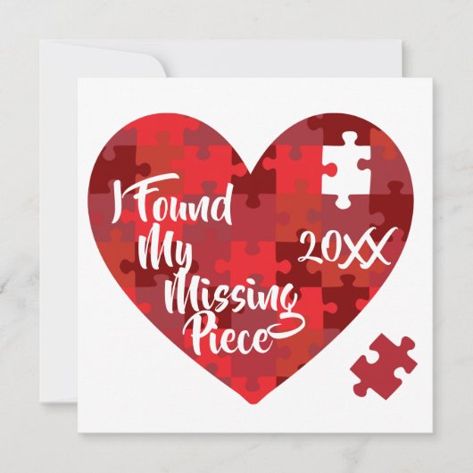 Ik vond mijn ontbrekende stuk - Aankondiging van a (Voorkant)