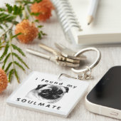 Ik vond mijn pug soulmate. sleutelhanger (Voorkant Rechts)