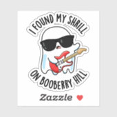 Ik vond mijn shrill op Booberry Hill grappige spoo Sticker (Vel)