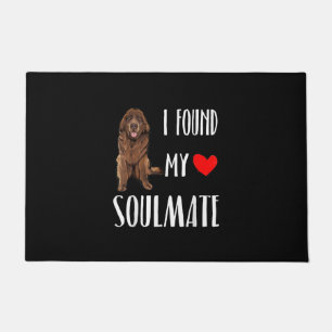 Ik vond mijn Soulmate Newfoundland Hondenliefhebbe Deurmat